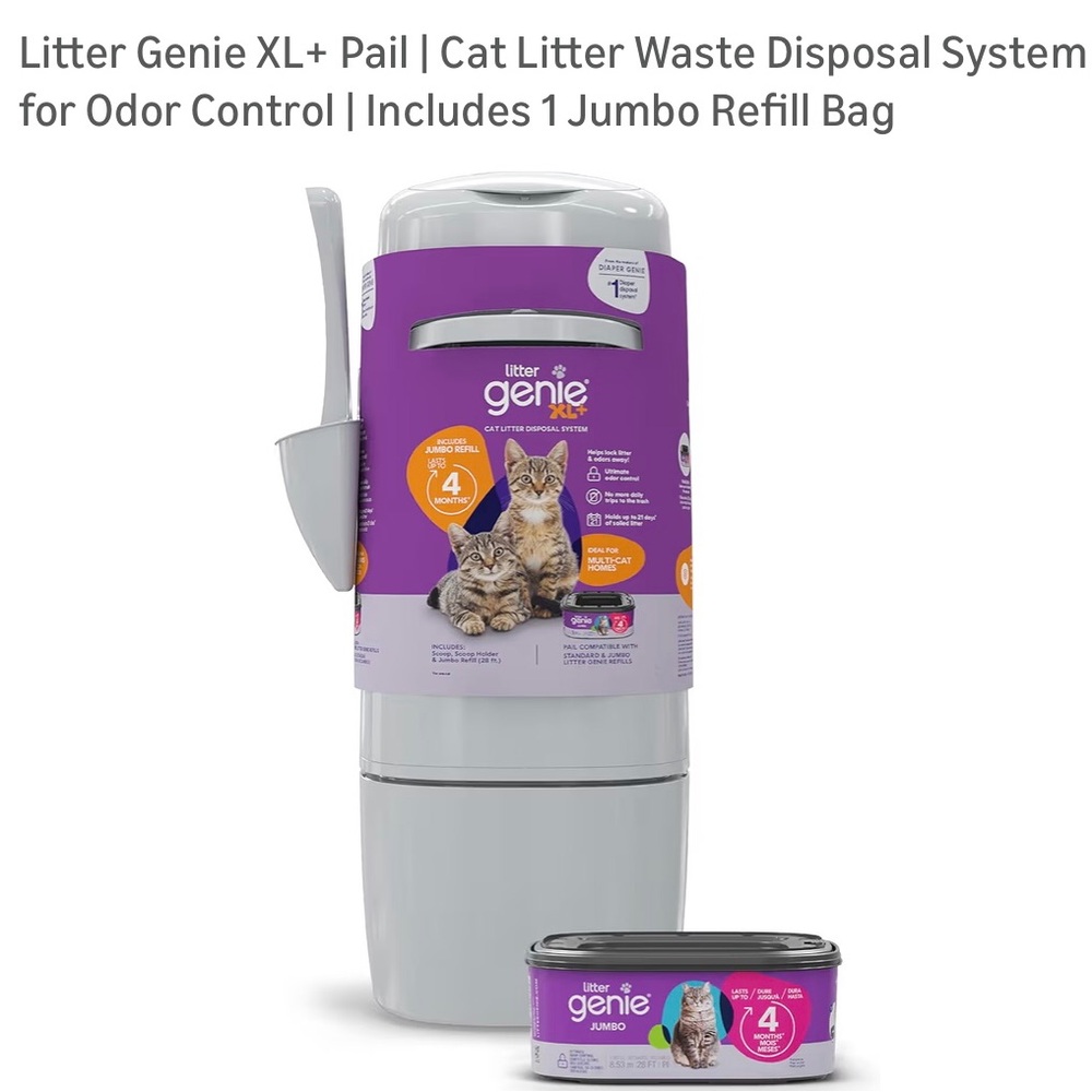 Litter Genie XL+ Cat Litter Waste Disposal System